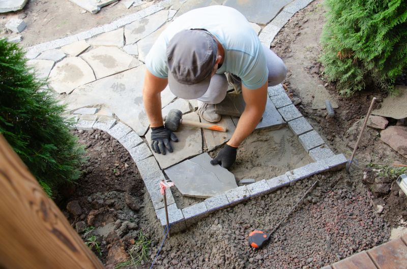 Local Natural Stone Paving pros at work